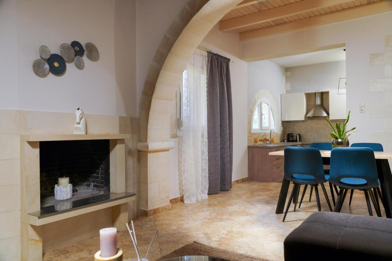 Arch Houses - Sharing Pool Spiliá Eksteriør billede