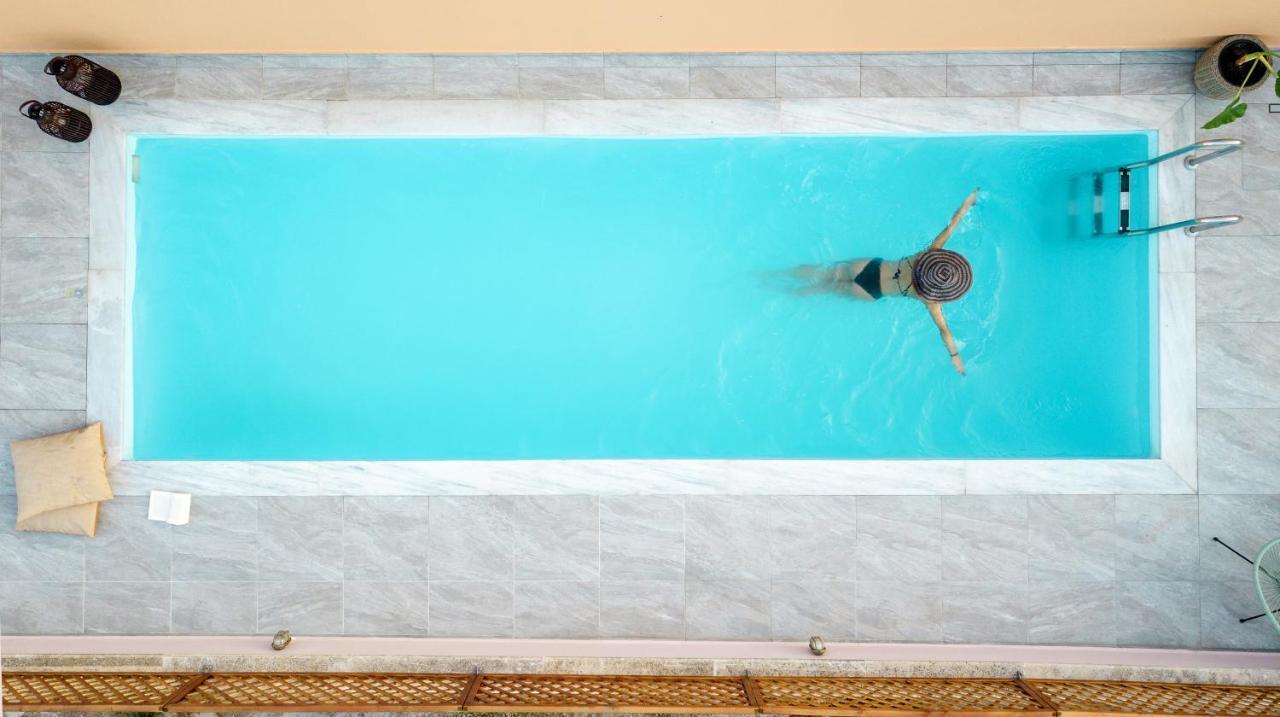 Arch Houses - Sharing Pool Spiliá Eksteriør billede
